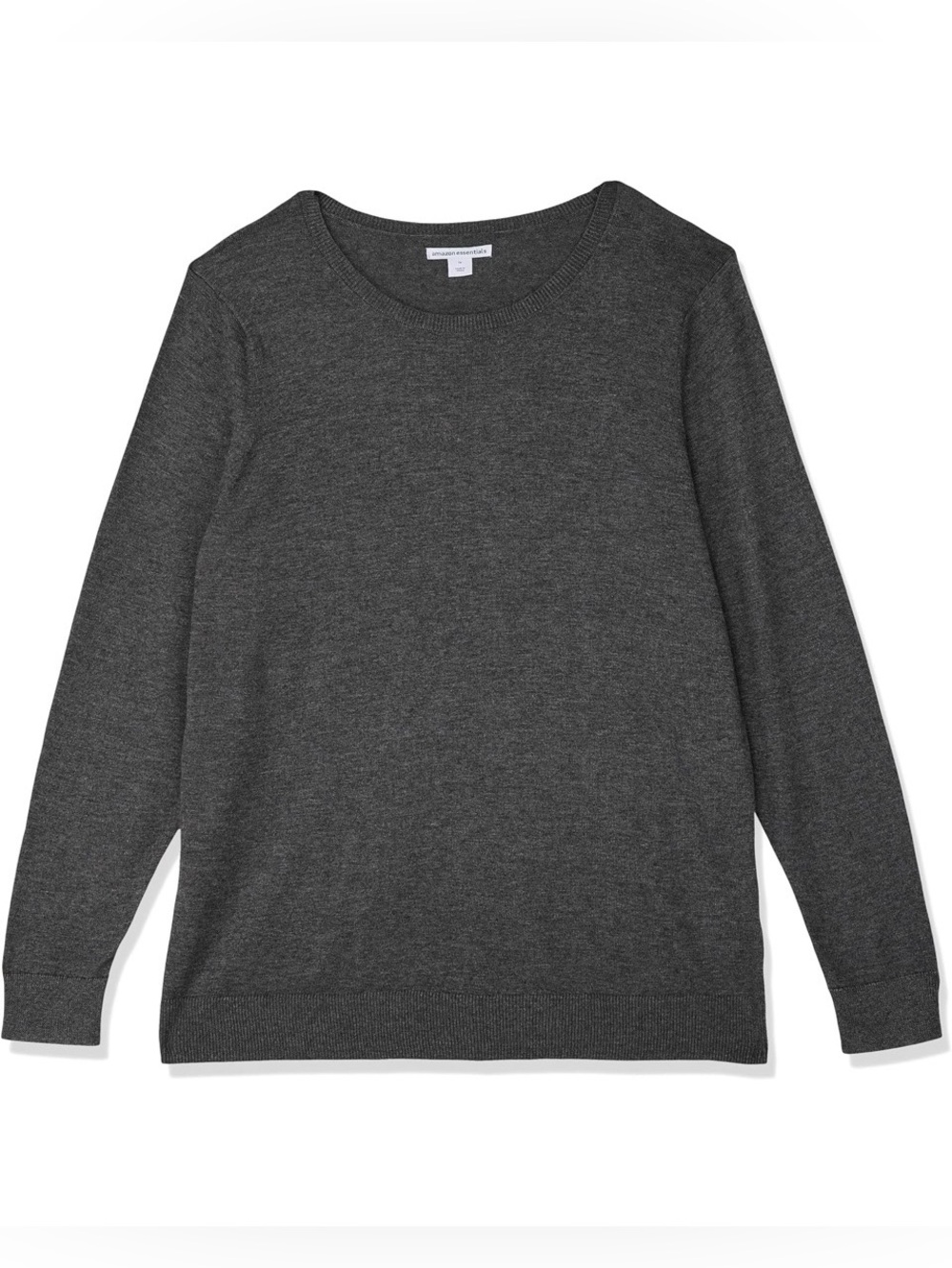 Amazon Essentials Women’s Lightweight Crewneck Sweater Gray Medium